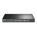 TP-Link TL-SG3428MP JetStream™ 28-Port Gigabit L2+ Managed Switch – 24× PoE+ (384W) with 4× SFP