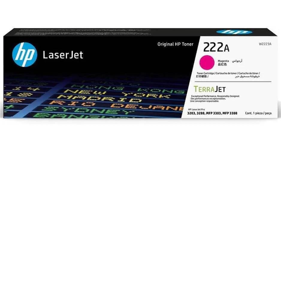 HP 222A Magenta Original LaserJet Toner Cartridge W2223A – High-Quality Print Replacement for HP Printers