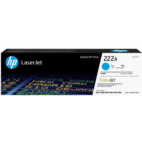HP 222A Cyan Original LaserJet Toner Cartridge W2221A – High-Quality Printing for HP Printers