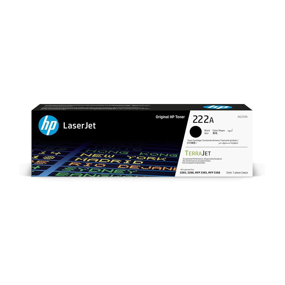 HP 222A Original LaserJet Toner Cartridge W2220A – High-Yield Black Toner for Reliable Printing