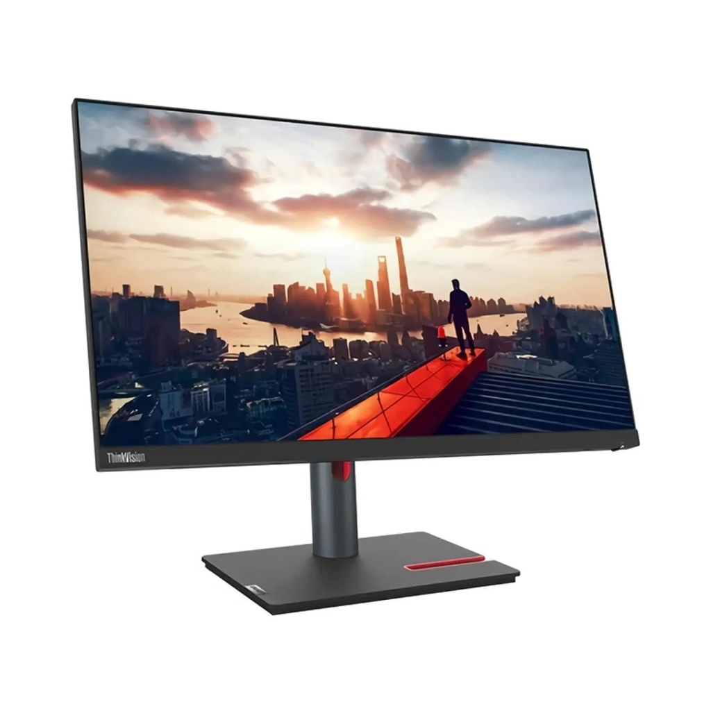 Lenovo ThinkVision P24h-30 23.8" QHD Monitor with IPS, USB Type-C, HDMI 1.4, DP 1.2, Ethernet RJ45, USB Type-C Cable  (63B3GAT6UK)