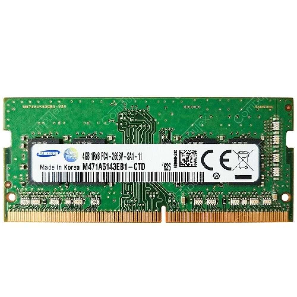 [M471A5244CB0-CTA-RM-ETL] Samsung PC4-21300 4GB DDR4 2666MHz Laptop RAM M471A5244CB0-CTA – 260-Pin SODIMM Notebook Memory Upgrade