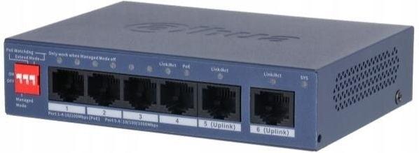 Dahua DH-CS4006-4ET2GT-36 6-Port Cloud Managed Desktop Switch with 4-Port PoE – High-Speed Network & Smart Power Management