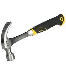 Deli EDL5072 16oz Claw Hammer – Heavy Duty Professional Claw Hammer for Carpentry, Construction, Framing, Workshop Repairs, and Industrial Maintenance Applications