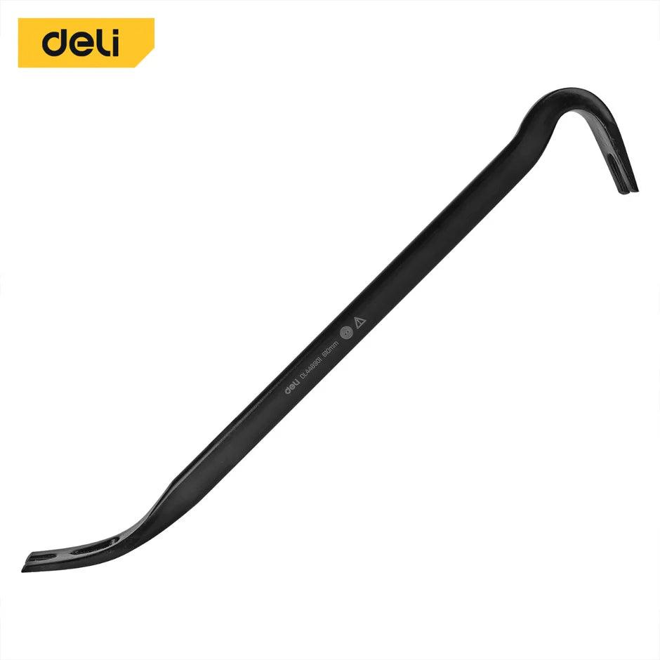 Deli EDL448901 24" Wrecking Bar – Heavy Duty Industrial Pry Bar for Demolition, Construction, Workshop, and Professional Maintenance Applications