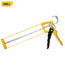 Deli EDL2360 9" Aluminum Handle Caulking Gun – Heavy Duty Professional Sealant and Adhesive Application Tool for Construction, Plumbing, Workshop, and Industrial Maintenance