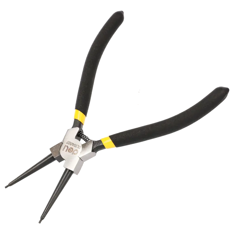 Deli EDL104007 Straight Head 7 Inch 180mm Circlip Pliers – Heavy Duty Internal Snap Ring Pliers for Workshop, Automotive, and Industrial Applications