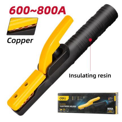 Deli EDL23800A 800A Electrode Holder – Heavy Duty Professional MMA Welding Tool for Arc Welding Applications
