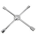 Deli EDL4416 16 Inch Cross Wrench – Heavy Duty Professional 4 Way Lug Wrench for Automotive Tire and Wheel Applications