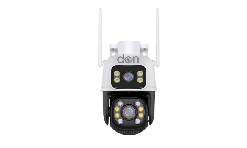 Datacomm DCN-A28-WIFI Dual Lens PTZ Camera – Wireless WiFi Security Camera with Pan Tilt Zoom, HD Night Vision & Smart Motion Detection