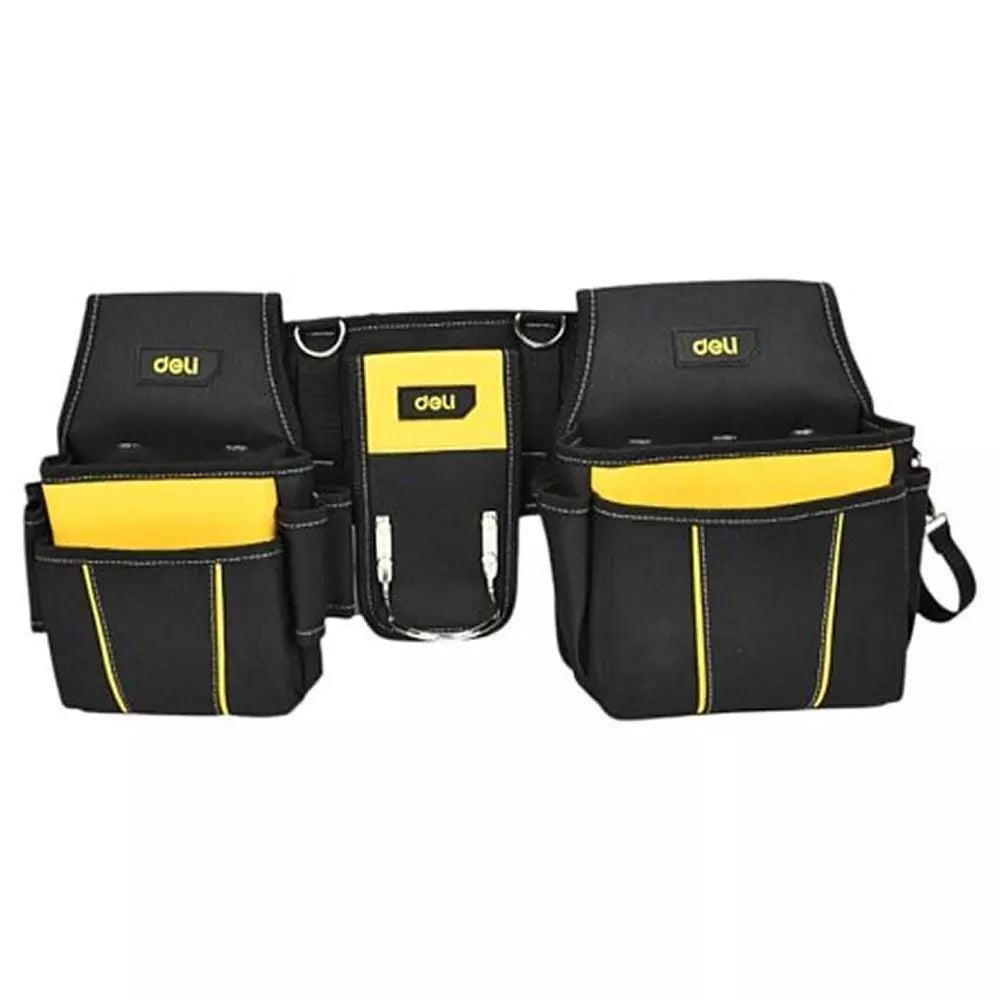 Deli EDLP10 1330x900x280mm 600D High Density Oxford Electrician Tool Belt – Heavy Duty Professional Utility Belt for Electrical, Workshop, Construction, and Industrial Applications