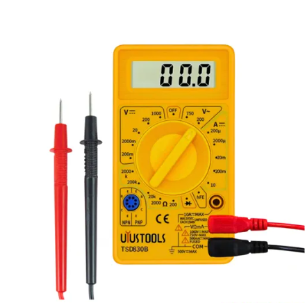 [TSD830B-VN-VH] Uyustools TSD830B 1000V Digital Multimeter – High-Precision, True RMS, Auto-Ranging, Backlit Display, Durable & Professional-Grade Tester