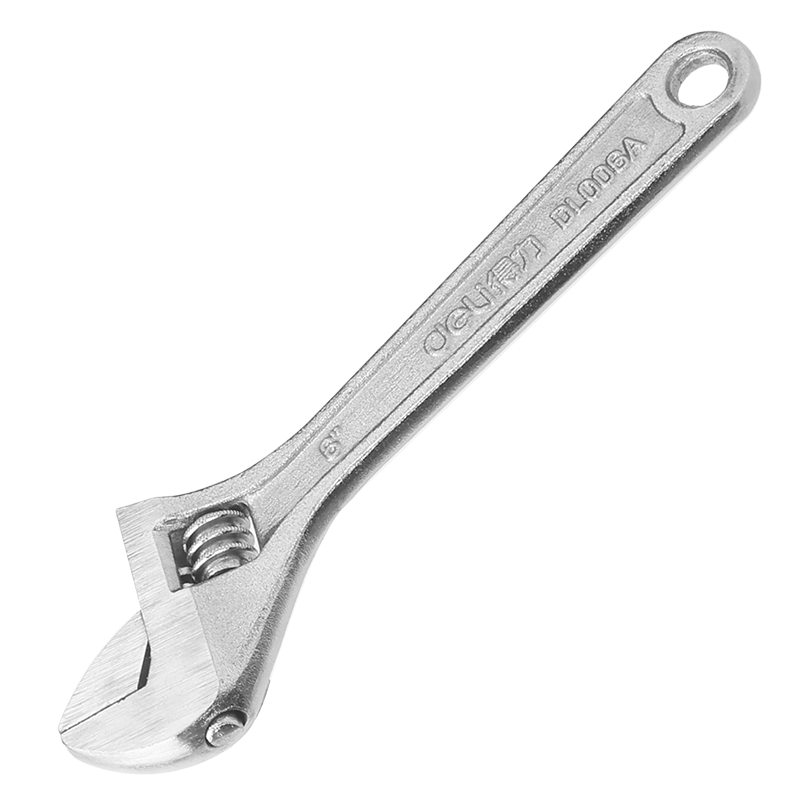 Deli EDL012A 300mm 12" Adjustable Wrench – Heavy Duty Professional Adjustable Spanner for Plumbing, Automotive, Workshop, Construction, and Industrial Maintenance Applications