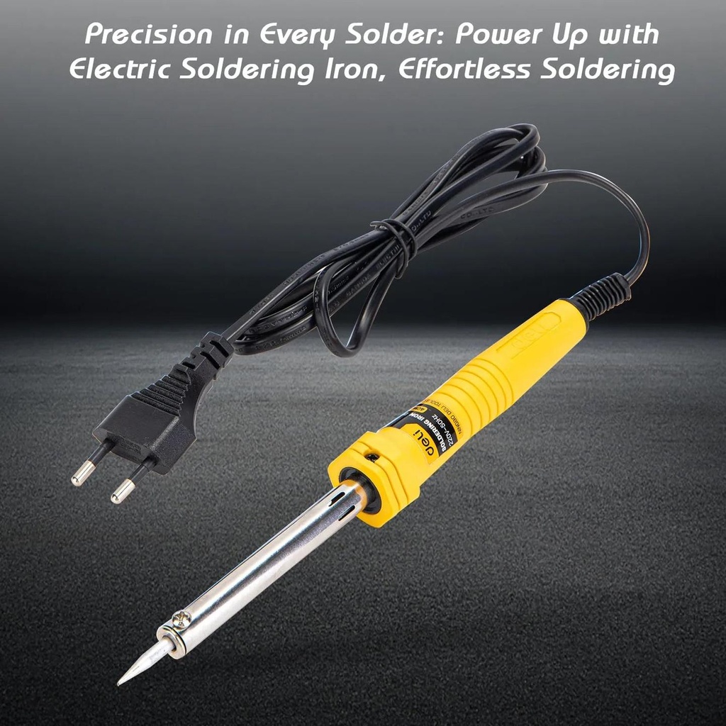 Deli EDL8840 220V 50Hz 40W Electric Soldering Iron – Heavy Duty Professional Precision Soldering Tool for Electronics Repair, Electrical Work, Workshop, and Industrial Applications