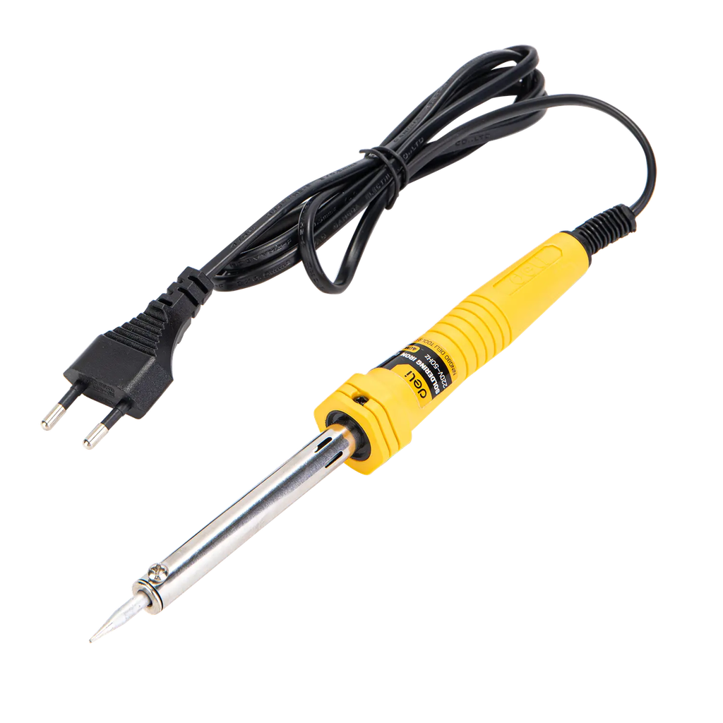 Deli EDL8830 220V 50Hz 30W Electric Soldering Iron – Heavy Duty Professional Precision Soldering Tool for Electronics Repair, Electrical Work, Workshop, and Industrial Applications