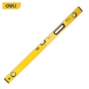 Deli EDL290800 80cm Spirit Level – 3-Piece Heavy Duty Professional Square Spirit Bulb Set for Workshop, Construction, Carpentry, and Industrial Precision Measurement