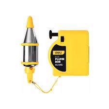Deli EDL22 6 m Plumb Bob – Precision Weighted Alignment Tool for Construction, Surveying and Masonry Applications