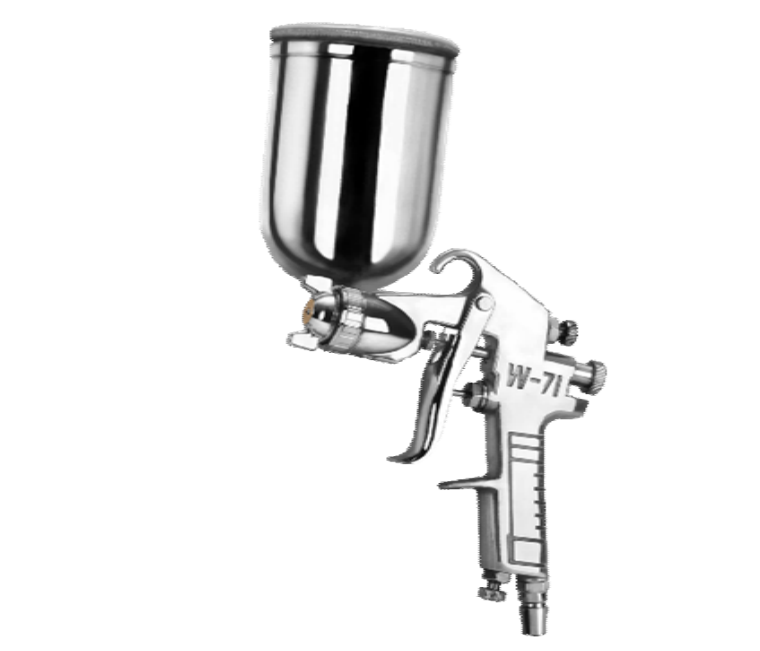 Deli EDL-QPQ-W71G 1.5mm Air Spray Gun – Professional Pneumatic Paint Spray Gun with 400cc Cup for Automotive, Woodworking and Industrial Finishing Applications