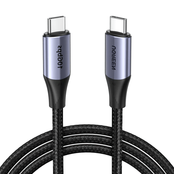 UGREEN US355 100W USB-C 3.1 Gen2 Male-to-Male 5A Data Cable 1m UG-80150  – Fast Charging & 4K@60Hz Video Transmission