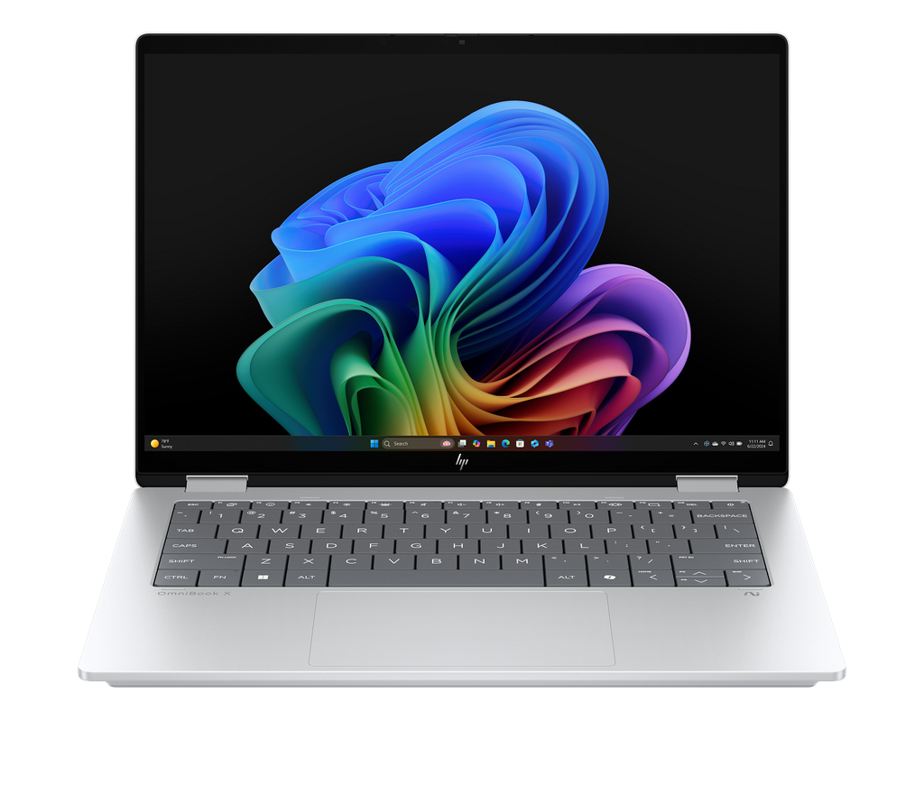HP OmniBook X Flip 14-FM0023DX 14” Core Ultra 7 256V Laptop B5UJ2UA – 16GB RAM, 1TB SSD  Touchscreen 2-in-1 Laptop