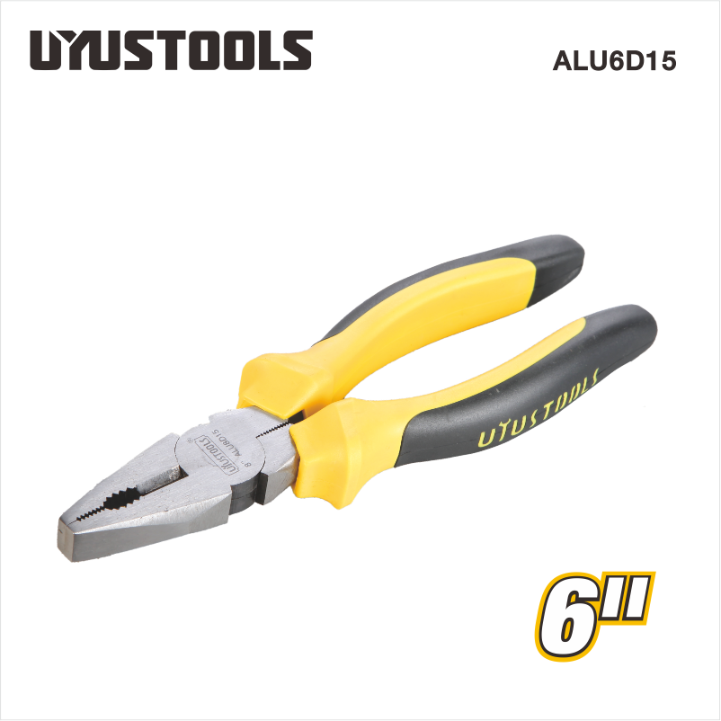 [ALU615-VN-VH] Uyustools ALU615 6’’ Combination Pliers – Heavy-Duty, Durable, Precision Grip, Multi-Purpose Hand Tool for Electrical & Mechanical Use