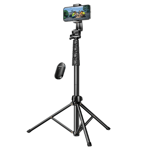 UGREEN LP680 Selfie Stick Tripod with Bluetooth Remote UGN-15609 – Extendable Wireless Phone Stand for iPhone & Android
