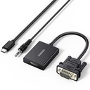 UGREEN CM513 VGA to HDMI Adapter UG-50945 – High-Definition Video & Audio Converter for PC, Laptop & Projector