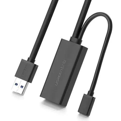 UGREEN US175 USB-A 3.0 Male to Female Extension Cable 10M UG-20827 – High-Speed 5Gbps Data Transfer & Durable Active Extension Lead