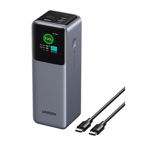 UGREEN PB722 25000mAh 200W Fast Charging Power Bank UG-35525B – High-Capacity Portable Charger with PD & QC for Laptops, Phones & Tablets