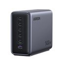 UGREEN X759 GaN 500W 6-Port Desktop Fast Charger (UK Plug) UG-55551B – High-Power Multi-Device Charging Station for Laptops, Phones & Tablets