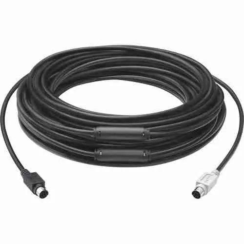 Logitech GROUP 10m Extended Cable 939-001487 – ConferenceCam Extension Cable for Large Meeting Rooms, 10 Meter Connectivity Solution