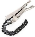 Deli EDL20018 18 Inch Chain Clamp Locking Plier – Heavy Duty Adjustable Chain Grip Locking Tool for Pipes, Fittings and Irregular Shapes in Plumbing, Mechanical and Industrial Applications