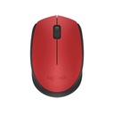 Logitech M171 Wireless Mouse Red (910-004641) – 2.4GHz USB Nano Receiver, 12-Month Battery Life, 1000 DPI Optical Tracking for Laptop & Desktop