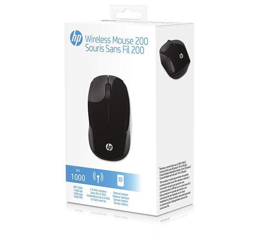 HP X6W31AA Wireless Mouse 200 – Reliable 2.4GHz Wireless Optical Mouse with USB Nano Receiver, Precision Optical Tracking and Comfortable Ambidextrous Design for Laptops, PCs, Office and Everyday Computing Applications