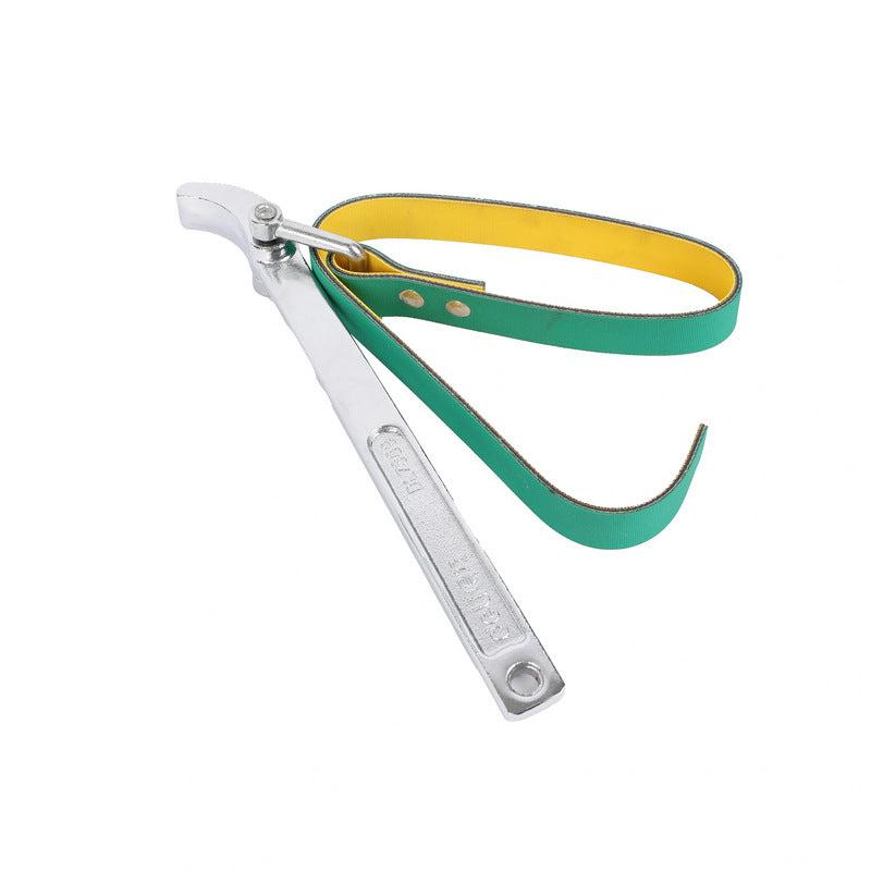 Deli DL7309 9 inch Strap Wrench – Heavy Duty Adjustable High Torque Strap Wrench for Oil Filters, PVC Pipes, Plumbing Fittings and Mechanical Applications