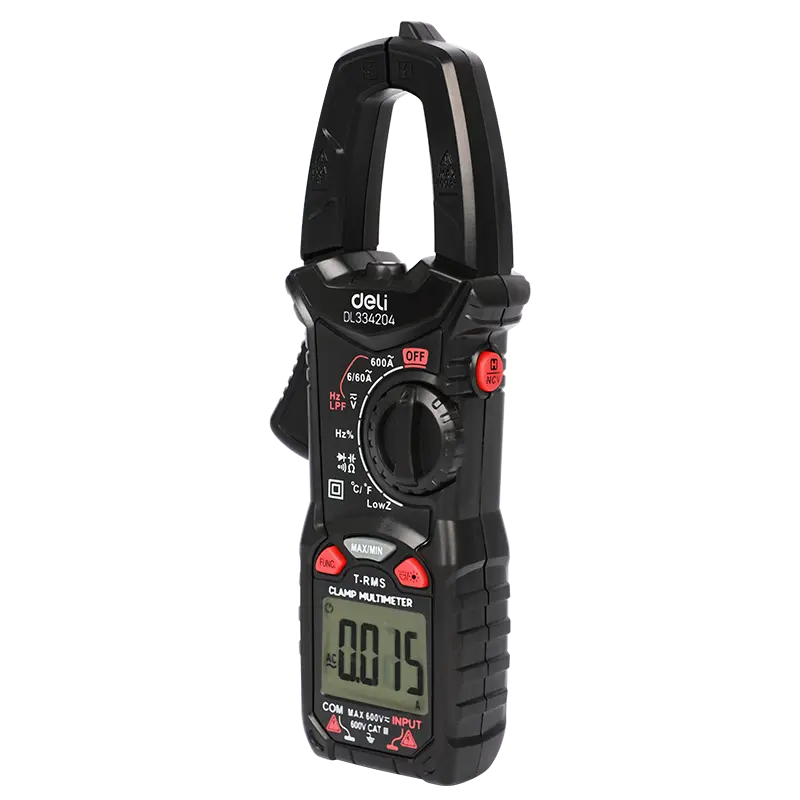 Deli EDL334204  600V Digital Multimeter 5999 Counts CAT III – Professional Electrical Tester with High Precision Measurement