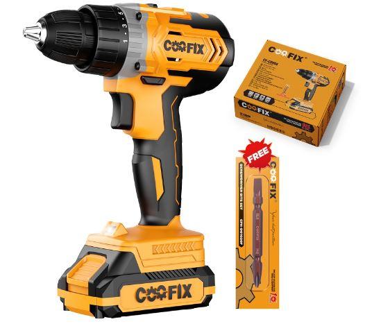 Coofix CF-CD008 20V Cordless Drill – Powerful Battery Drill for DIY & Professional Use
