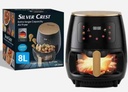 Silver Crest DR-8088 6L 2400W Glass Oven Air Fryer – High-Power Healthy Cooking Halogen Convection Oven