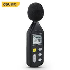 Deli DL333202 30-130dBA 35-130dBC Noise Meter – Digital Sound Level Meter with ±1.5dB Accuracy & LCD Display