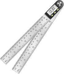 Deli DL305300 300mm Digital Angle Ruler – High Precision Electronic Angle Finder with LCD Display for Construction, Woodworking & Engineering