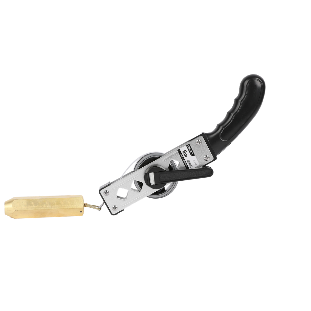 Deli DL9420 20m Dipstick Measuring Tape – Pure Copper Hammer Head with Aluminum Alloy Frame & Stainless Steel Construction