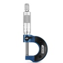 Deli DL9350 25-50mm Micrometer – Precision Outside Micrometer with Tungsten Carbide Measuring Faces for Engineering & Metalworking
