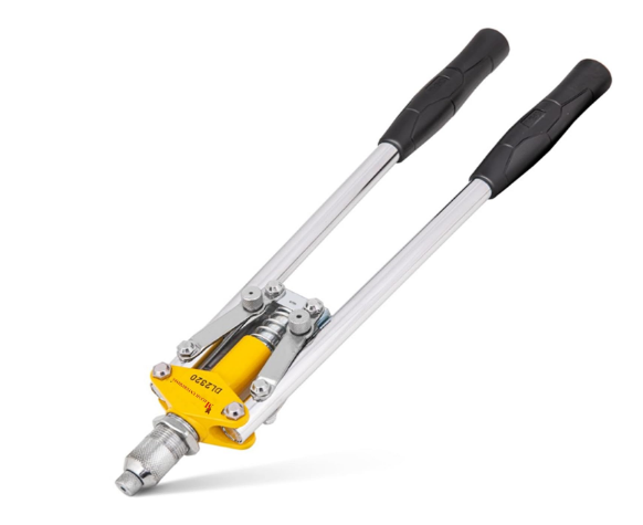 Deli DL2330 18″ Heavy Duty Hand Riveter – Professional Long Arm Manual Rivet Gun for Steel, Aluminum & Stainless Steel Rivets