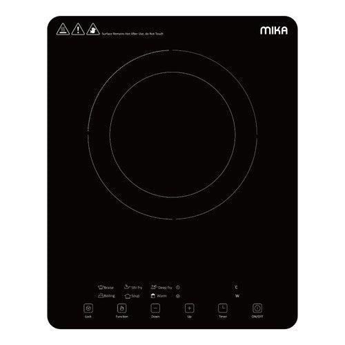 MIKA MPDC2121T Single Zone Portable Induction Cooker – Efficient High-Speed Black Glass Electric Cooktop for Home