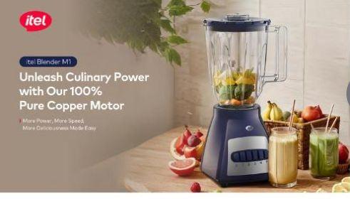 Itel IESA-001A M1 Lite 1.5L 2-in-1 Multi-Functional Blender – Powerful & Efficient Smoothie and Soup Maker
