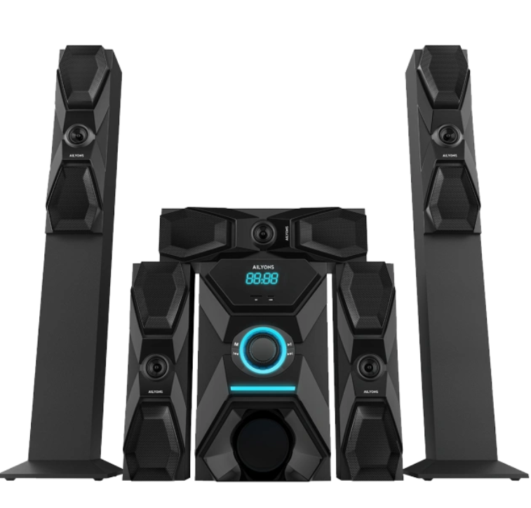 Ailyons ELP5901K 5.1CH Home Theater System – High-Power Surround Sound Audio System with Subwoofer, Bluetooth & Multimedia Support