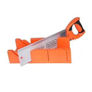 Black+Decker BDHT20346 18” Mitre Box & Saw – Precision Wood Cutting Tool for DIY & Professional Use