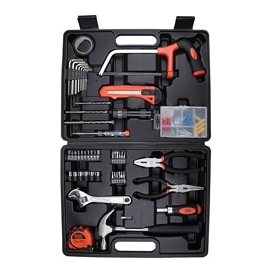 Black+Decker BMT108C 108-Piece Toolkit – Complete Home & DIY Tool Set