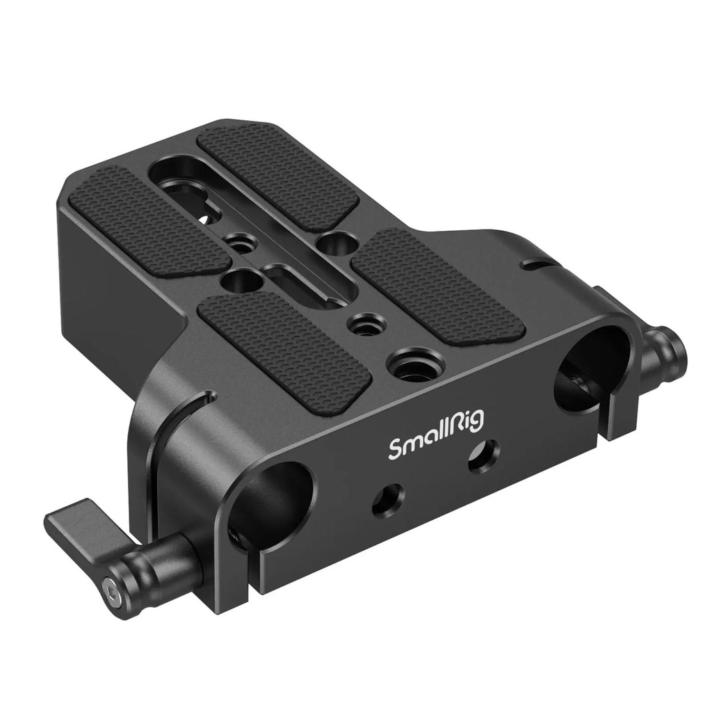 SmallRig 1674 Baseplate with Dual 15mm Rod Clamp – Strong camera support base that ensures stable rig setup and smooth accessory mounting for professional filming