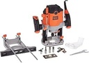 Black+Decker BDROUT127 1600W 12.7mm Plunge Router – Precision Woodworking Tool for DIY & Professional Use